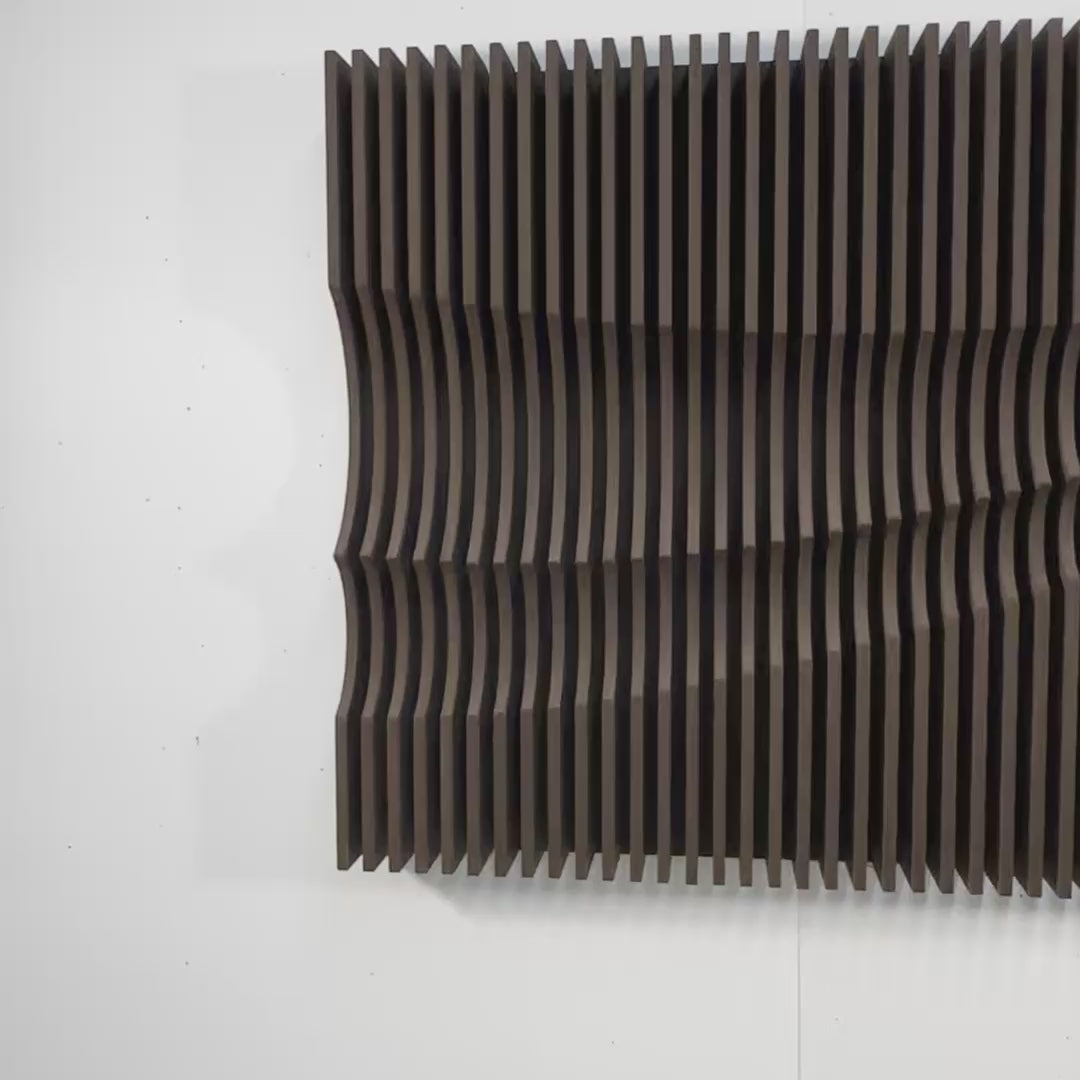 آفاق السوائل المجردة، فن جداري ثلاثي الأبعاد